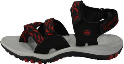 ABS Men BLACK/RED Sandals