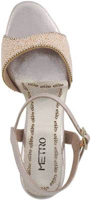 Metro Women 15,Gold Heels