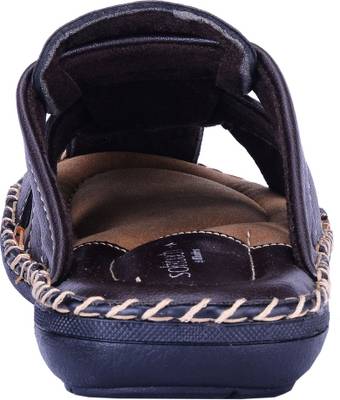 Khadim's Men Black Sandals