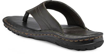 Teakwood Men Black Sandals