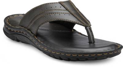 Teakwood Men Black Sandals