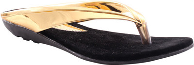 Belly Ballot Women Gold Flats