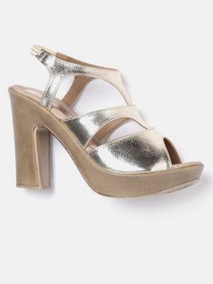 Dressberry Women Gold Heels