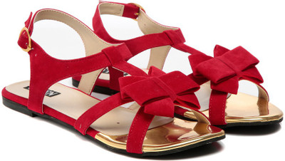 

TEN Women Red Flats