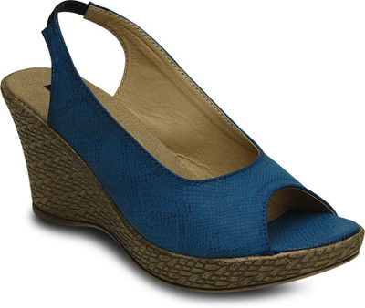 Kielz Women Blue Wedges