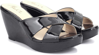 

Miss CL By Carlton London Women Black Wedges