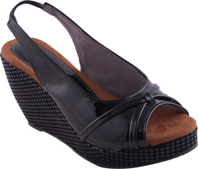 

Adorn Women Black Wedges
