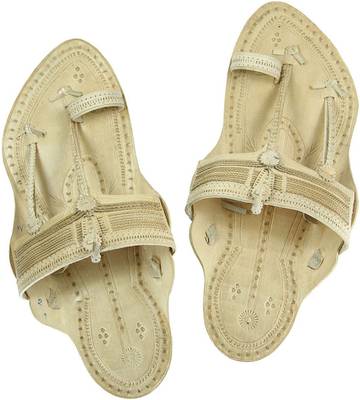 eKolhapuri Men Yellow Sandals