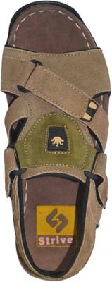 Strive Men Dark Chekku Sandals