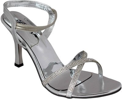

Bellafoz Women Silver Heels