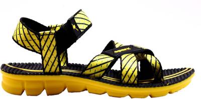 Sparx Men Olive Yellow Sandals