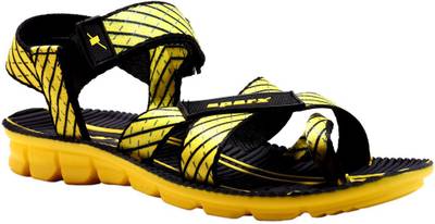 Sparx Men Olive Yellow Sandals