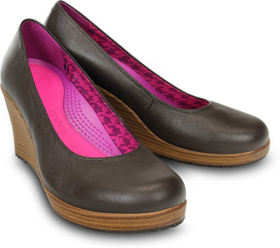 

Crocs Women Brown Wedges