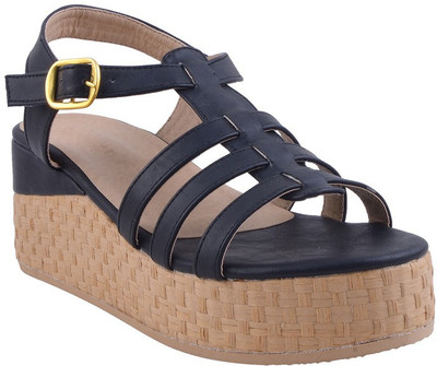 

Adorn Women Black Wedges