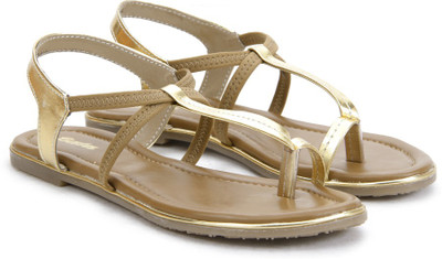

Bata Women Gold Flats