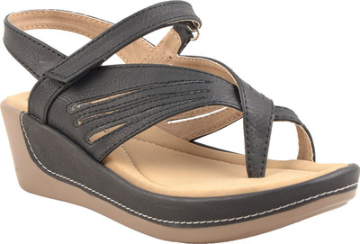 

Adorn Women Black Wedges