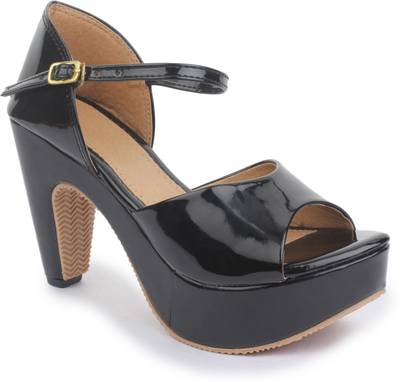Hanna Women Black Heels