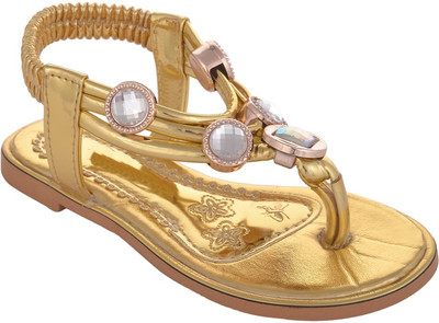 Glinchy Girls Sports Sandals(Gold