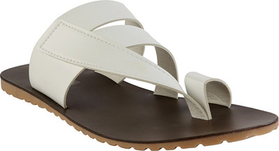 

Shoe Bazar Men White Sandals
