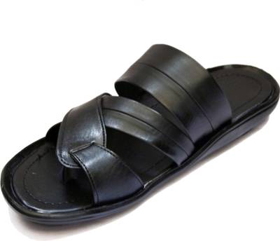 Shopolozy Men Black Sandals