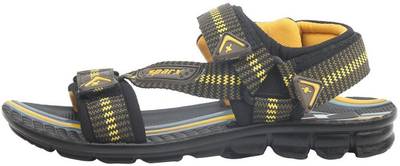 Sparx Men Black Sandals