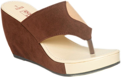 

Dolphin Miles Women Brown Wedges