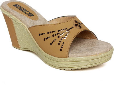 

Vendoz Women Beige Wedges