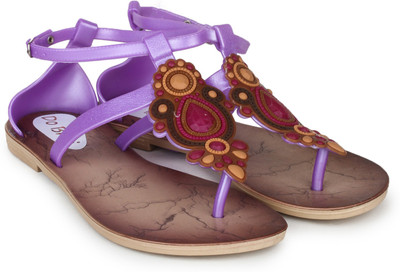 Do Bhai Women Purple Flats