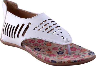 

Adorn Women White Flats