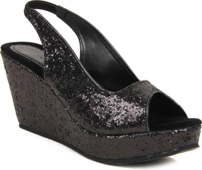 Bruno Manetti Women Black Wedges