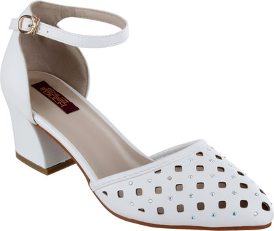 Shuz Touch Women WHITE Heels