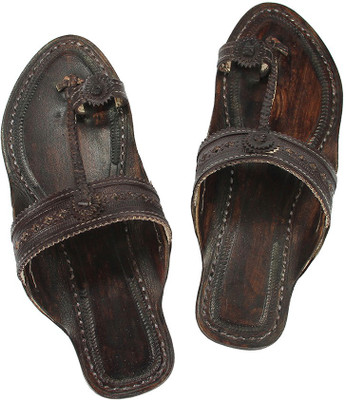 

eKolhapuri Women Dark Brown Flats