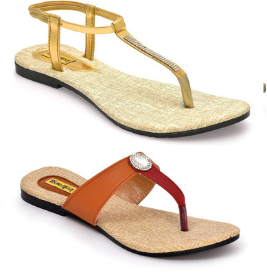 Indirang Women Multicolor Flats