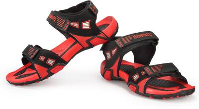 Corpus Men Black::Red Sandals