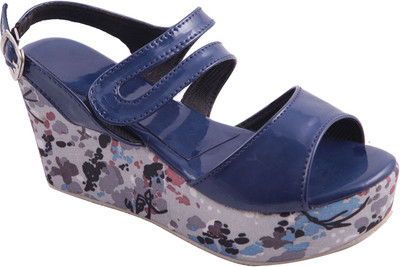 

Adorn Women Blue Wedges