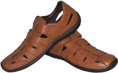 

Jenfars Men Tan Sandals