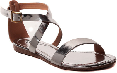 

Gnist Women Silver Flats