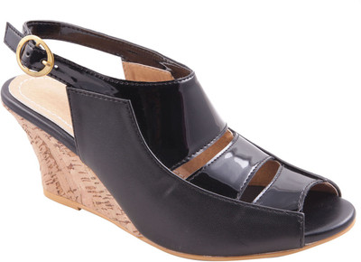 

Adorn Women Black Wedges