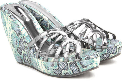 Catwalk Women GUN METAL Wedges