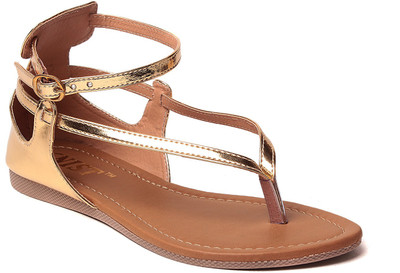 

Gnist Women Gold Flats