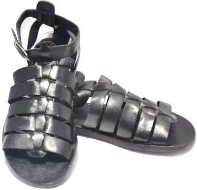Lebose Men Brown Flats