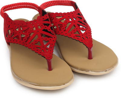 

Moonwalk Women Red Flats