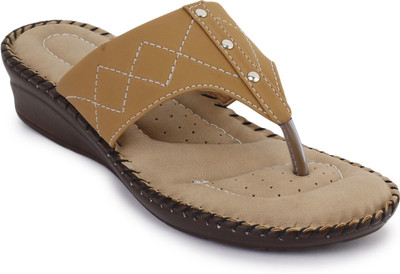Vilax Women Tan Flats