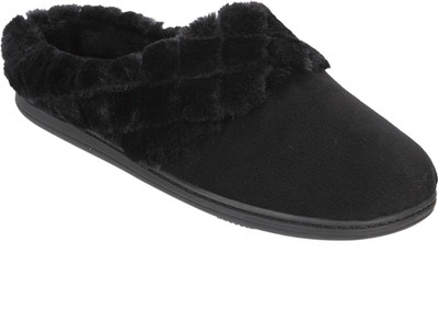 

Dearfoams Women Black Clogs