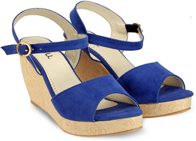 

Nell Women Blue Wedges