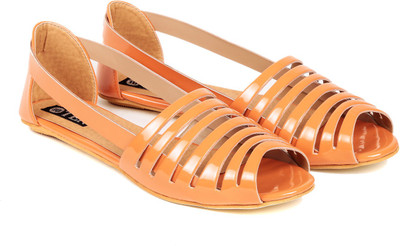 

TEN Women Orange Flats