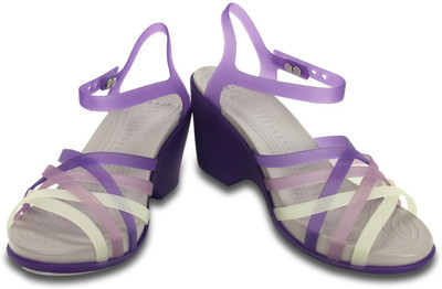 

Crocs Women Purple Wedges
