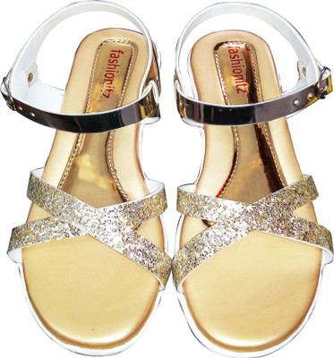 

Fashionitz Women Gold Wedges
