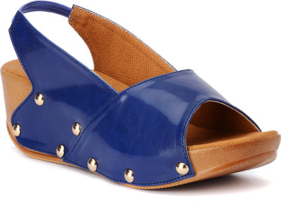 

Bruno Manetti Women Blue Wedges