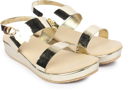 

Bonzer Women Gold Sandals